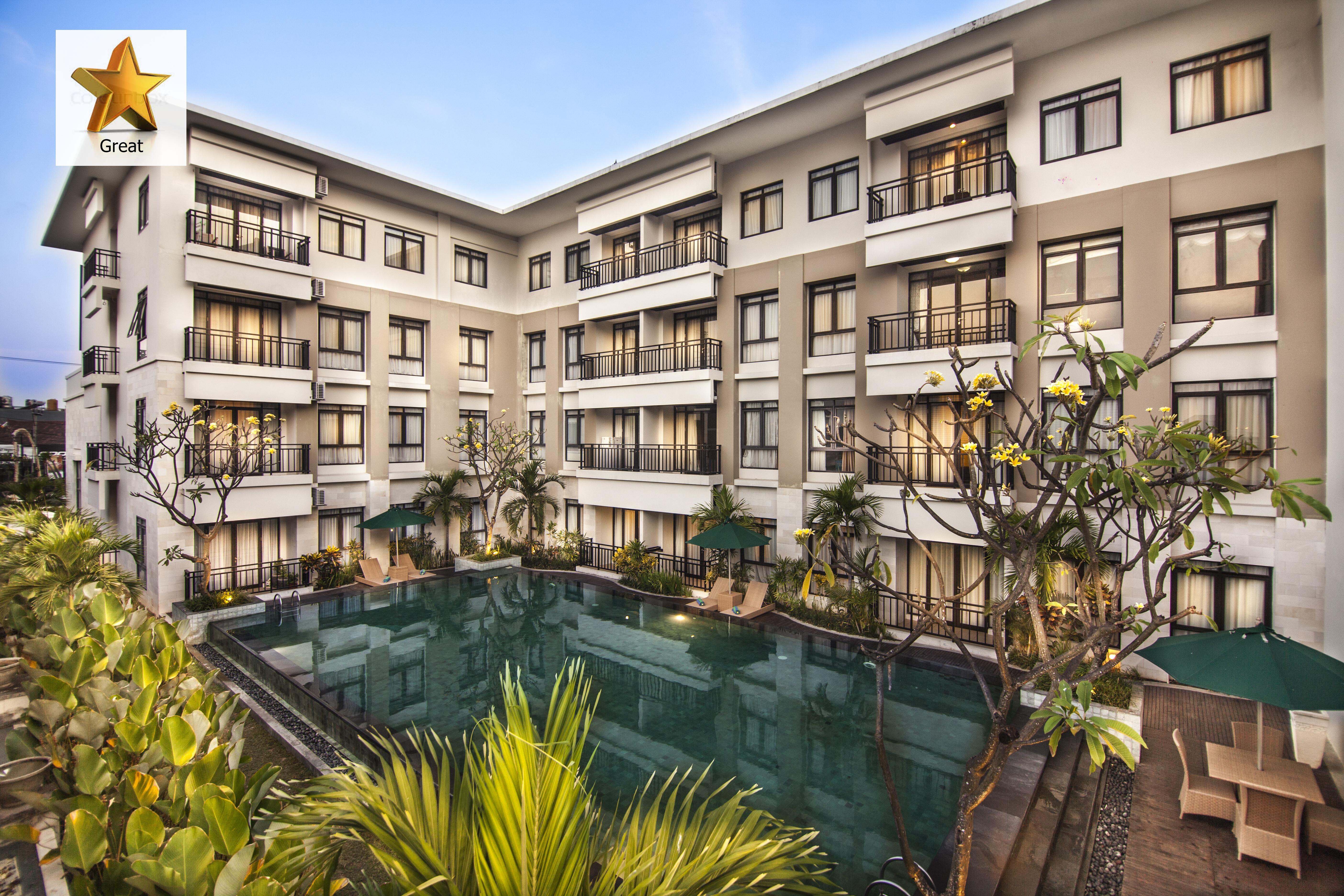 Grand Kuta Hotel And Residence Legian Exterior foto